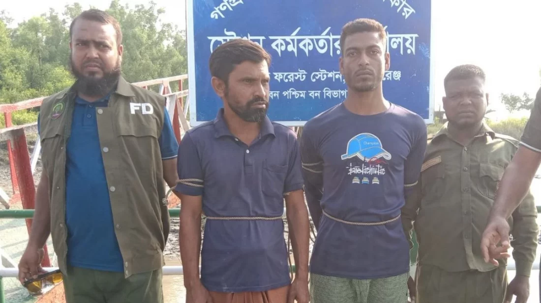 সুন্দরবনে অভিযান: ৫০ কেজি হরিণের মাংস জব্দ, আটক ২